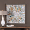 Exploding Star Modern Abstract Art (34361)