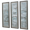 Uttermost Ocean Swell Painted Metal Art, Set of 3, 3 Cartons (35374)