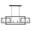 Quadrangle 6 Light Rectangular Chandelier (21339)