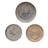 Gaia Stone Plate Wall Decor S/3 (04217)