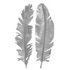 Sparrow Silver Wall Decor S/2 (04206)