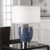 Sylvaine Blue-Gray Glaze Lamp (27339-1)