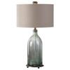 Massana Gray Glass Table Lamp (27197-1)