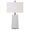 Sesia White Honeycomb Table Lamp (27142-1)