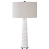 Mavone Gloss White Table Lamp (27135-1)
