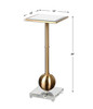 Laton Mirrored Accent Table (24502)