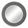 Aziza Silver Round Mirror (09388)