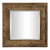 Emelin Wood Square Mirror (09536)