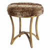 Bernett Fur Accent Stool (23497)