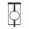 Hagen Burnished Steel Accent Table (24766)