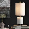 Meelagh White Marble Lamp (29396-1)