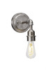 Vintage 1 Light Wall Sconce In Aged Silver (181-AS-LED18C)