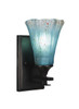 Uptowne 1 Light Wall Sconce In Dark Granite (131-DG-725)