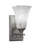 Uptowne 1 Light Wall Sconce In Aged Silver (131-AS-729)
