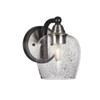 Paramount 1 Light Wall Sconce In Matte Black & Brushed Nickel (3421-MBBN-4812)