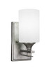 Uptowne 1 Light Wall Sconce In Aged Silver (131-AS-4061)