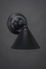 1 Light Wall Sconce In Matte Black (40-MB-421)