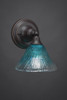 1 Light Wall Sconce In Dark Granite (40-DG-458)