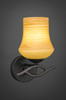 Revo 1 Light Wall Sconce In Dark Granite (141-DG-680)