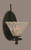Capri 1 Light Wall Sconce In Dark Granite (591-DG-7195)