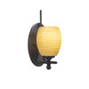 Capri 1 Light Wall Sconce In Dark Granite (591-DG-625)
