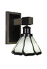 Tacoma 1 Lt Sconce In Matte Black & Paint Distressed Wood-Look (1841-MBDW-9125)