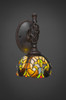 Elegante 1 Light Wall Sconce In Dark Granite (161-DG-9945)