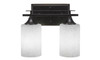 Uptowne 2 Light Bath Bar In Dark Granite (132-DG-310)