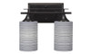 Uptowne 2 Light Bath Bar In Dark Granite (132-DG-4062)