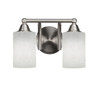 2 Light Bathroom Lighting In Brushed Nickel (3422-BN-310)