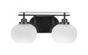 Odyssey 2 Light Bath Bar In Matte Black (2612-MB-212)