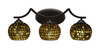Zilo 3 Light Bath Bar In Dark Granite (553-DG-402)