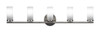 Trinity 5 Light Bathroom Lighting In Graphite (2815-GP-811B)