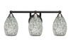 3 Light Bathroom Lighting In Matte Black & Brushed Nickel (3423-MBBN-4165)