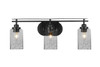 Odyssey 3 Light Bathroom Lighting In Matte Black (2613-MB-3002)