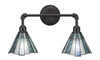 Vintage 2 Light Bath Bar In Dark Granite (182-DG-9325)