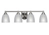 Paramount 4 Light Bath Bar In Brushed Nickel (3424-BN-500)