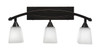 Bow 3 Light Bath Bar In Black Copper (173-BC-460)
