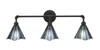 Vintage 3 Light Bath Bar In Dark Granite (183-DG-9325)