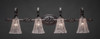 Elegante 4 Light Bath Bar In Dark Granite (164-DG-729)