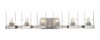 Nouvelle 6 Light Bath Bar In Graphite (3126-GP-530)