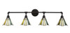 Vintage 4 Light Bath Bar In Dark Granite (184-DG-9335)