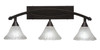 Bow 3 Light Bath Bar In Bronze (173-BRZ-751)