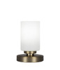 Luna 1 Light Table Lamp In New Age Brass (51-NAB-310)
