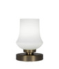 Luna 1 Light Table Lamp In New Age Brass (51-NAB-681)