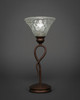 Leaf 1 Light Table Lamp In Bronze (35-BRZ-451)