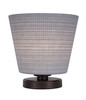 Luna 1 Light Table Lamp In Dark Granite (51-DG-4082)