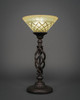Elegante1 Light Table Lamp In Dark Granite (63-DG-7183)