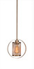 Infinity 1 Light Pendant In New Age Brass (1602-NAB-LED18A)
