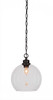 Kimbro 1 Light Pendant In Brushed Nickel (92-MB-4350)